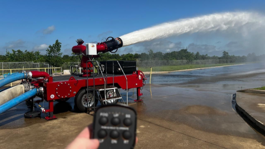 Canhão Battler adquirido pela Replan para combate a incêndios